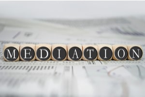 Mediation written out in blocks
